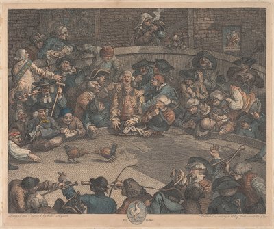 ロイヤルスポーツ、ピットチケット 作： William Hogarth