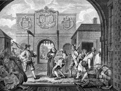 ウィリアム・ホガースの「カレーの門 作： William Hogarth