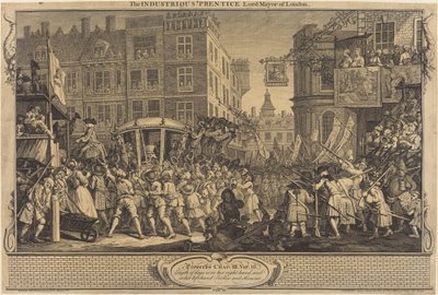 勤勉な見習いロンドン市長 作： William Hogarth