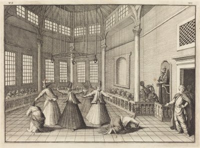 モスクの内部 作： William Hogarth