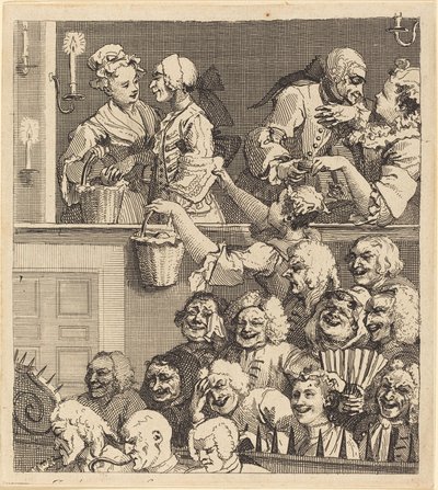 笑う観客 作： William Hogarth