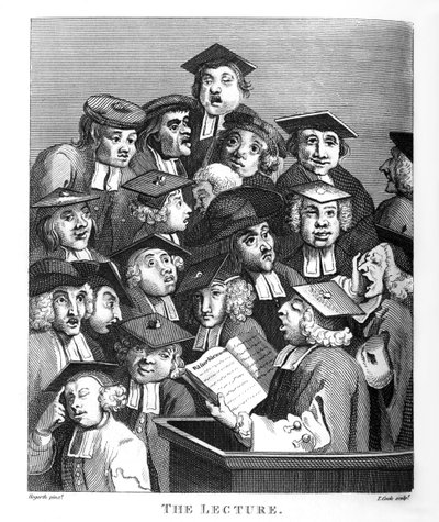 ウィリアム・ホガースの「レクチャー 作： William Hogarth