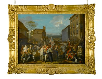 フィンチリーへの衛兵の行進、1750 作： William Hogarth