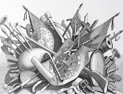 フィンチリーへの行進 作： William Hogarth