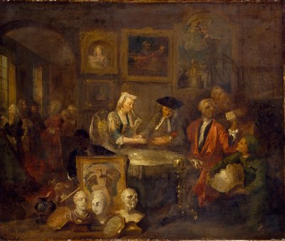 結婚契約書（1730年代前半 作： William Hogarth