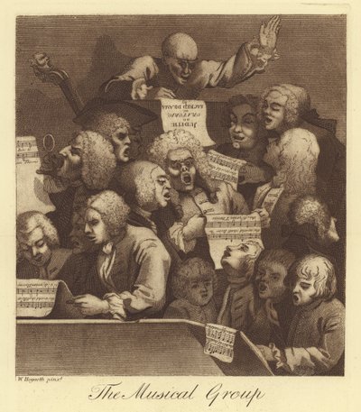 ミュージカルグループ 作： William Hogarth