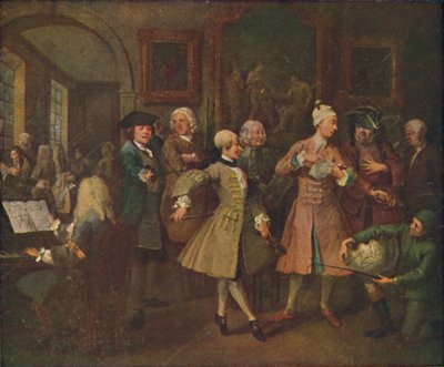 The Rakes Progress-The Levee、1720-1735、1920。 作： William Hogarth