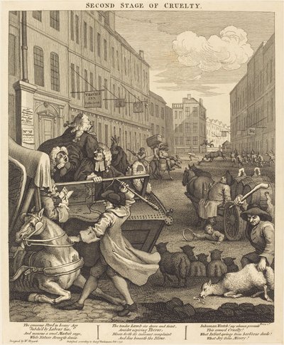 残酷の第二段階 作： William Hogarth