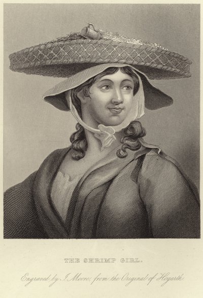 エビの女の子 作： William Hogarth