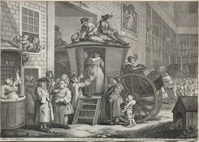 ステージコーチ 作： William Hogarth