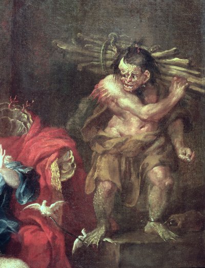 テンペスト、353593のキャンバスの詳細にカリバンオイルの詳細 作： William Hogarth