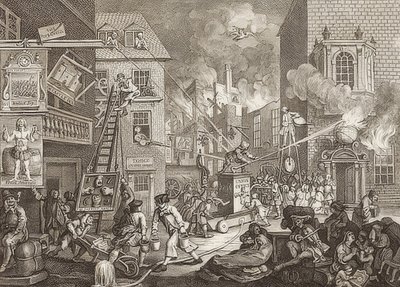 The Times、Plate 1 - Die Zeiten、Blatt 1. 1762 作： William Hogarth