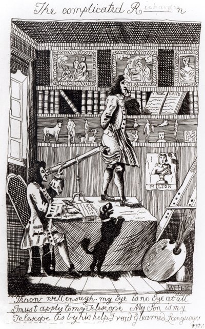 複雑なリチャードソン、1724 作： William Hogarth