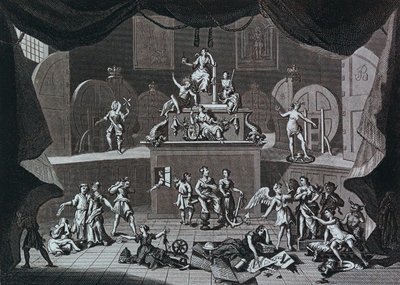 抽選会 作： William Hogarth