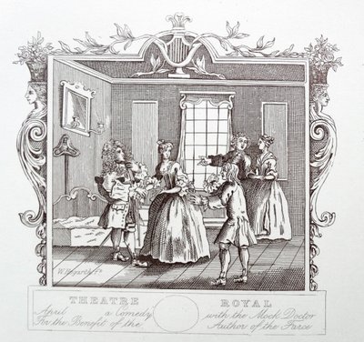 シアター・ロイヤル; ドリーレーン; ロンドン 作： William Hogarth