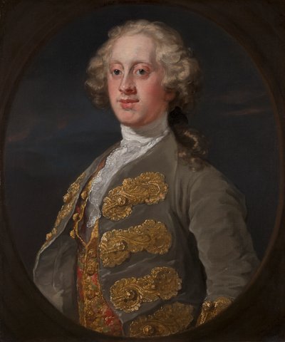 ウィリアム・キャベンディッシュ、ハーティントン侯爵、後の第4代デヴォンシャー公爵 作： William Hogarth