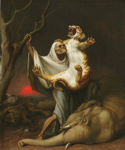 死の力、1890年頃。 作： William Holbrook Beard