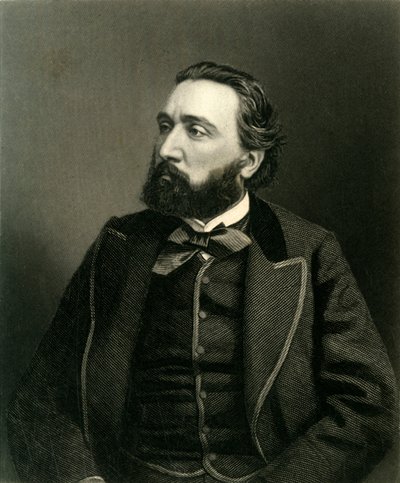 「ガンベッタ」、c1872。 作： William Holl