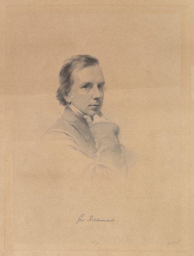 ジョージ・リッチモンド-自画像、1850-70。 作： William Holl