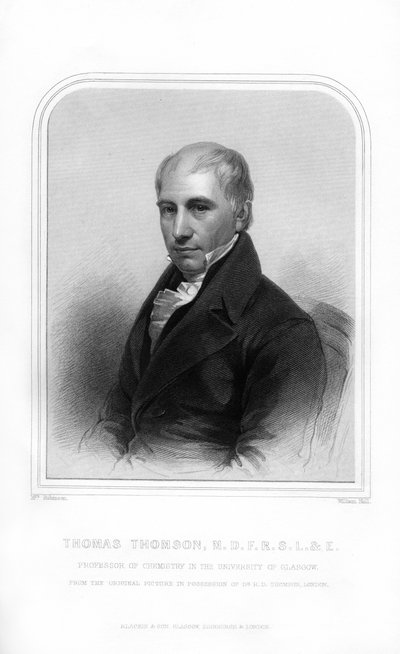 トーマストムソン、スコットランドの化学者、1870年。 作： William Holl