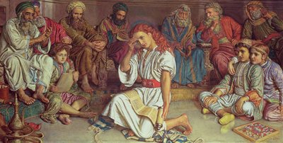 医師のなかのキリスト、1887（ガッシュ） 作： William Holman Hunt
