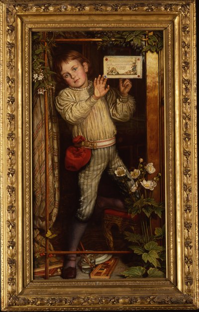 マスターヒラリー-トレーサー、1886 作： William Holman Hunt