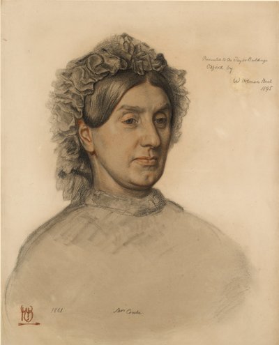 トーマス・コム夫人 1806-1893年 19世紀 作： William Holman Hunt