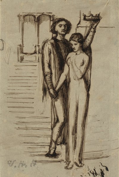 「乞食メイド」 作： William Holman Hunt