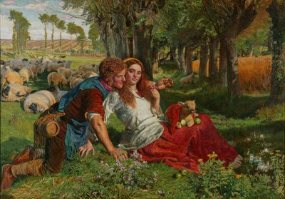 雇われ羊飼い 作： William Holman Hunt