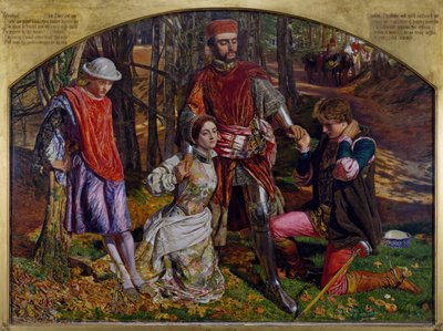 ヴェローナの二人の紳士」1850年～1851年 作： William Holman Hunt