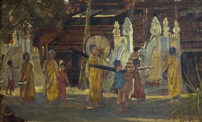 ビルマの行列 作： William Holt Yates Titcomb