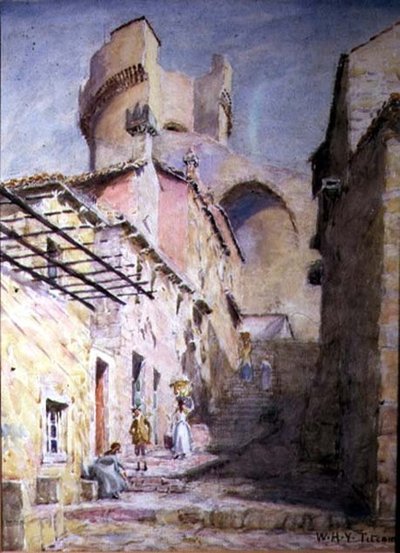 Carro（水彩・紙） 作： William Holt Yates Titcomb