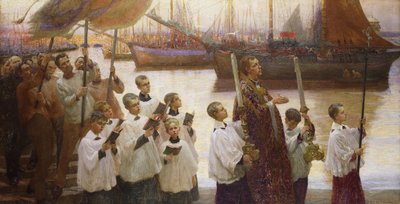 Rogation Day、コーンウォール、 作： William Holt Yates Titcomb