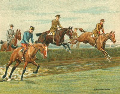 歴史的・近代的なレース、連合軍将校のための急流レース(クロモリト) 作： William Hounsom Byles