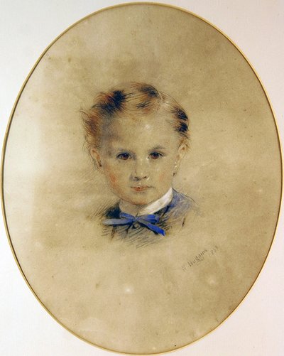 ある少年の肖像 作： William Huggins