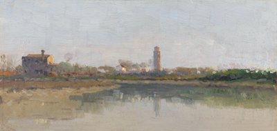 ラグーンからのヴェネツィアの島 作： William Hulton