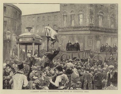 マニング大司教、クラーケンウェルグリーンの誓約を管理 作： William III Bromley
