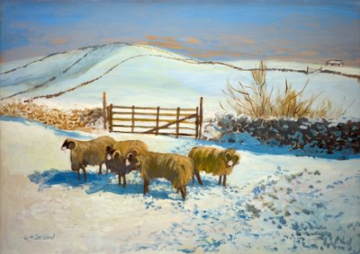 ヨークシャーデールズの雪（船上油） 作： William Ireland