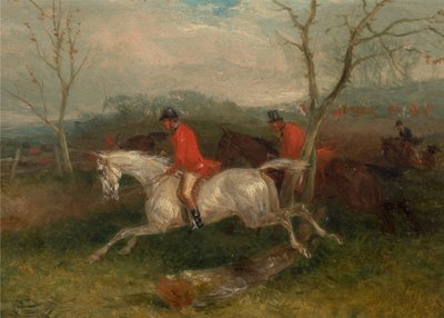 Foxhunting: Coming to a Fence (フル クライ) 作： William J. Shayer