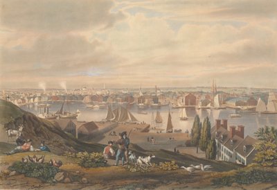 Baltimore from Federal Hill、1831年発行。 作： William James Bennett