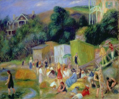 アニスクアムのビーチ 作： William James Glackens