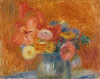 グリーン ボウル オブ フラワーズ 作： William James Glackens