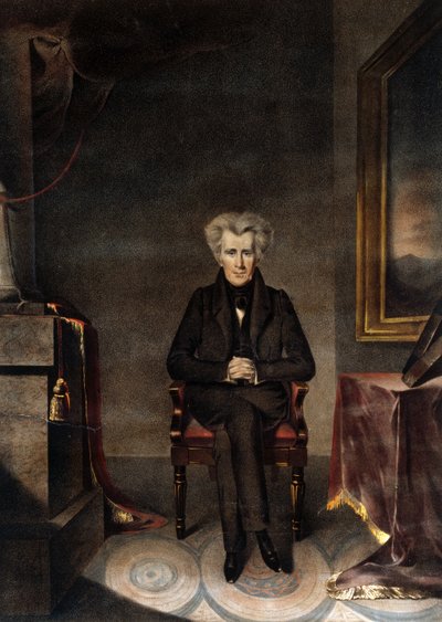 アンドリュー・ジャクソン、パブ。 1835年頃 作： William James Hubard