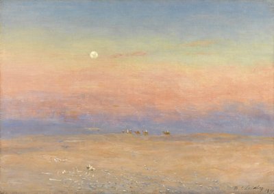 砂漠のキャラバン、1900 作： William James Laidlay