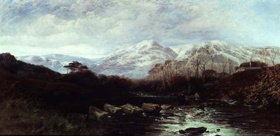 広がる川の風景 作： William James Muller