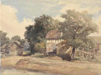 農場の建物 作： William James Muller