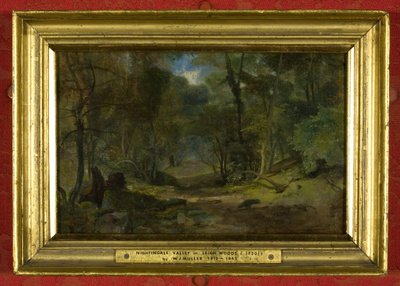 ナイチンゲールの谷」1831年頃（油彩・キャンバス 作： William James Muller