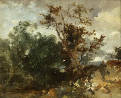 木の研究、1840年頃（銅の油） 作： William James Muller