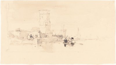水を見下ろす塔 作： William James Muller