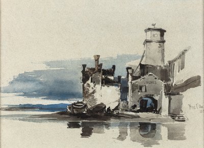 ヴェネツィア、アーセナル近く 作： William James Muller